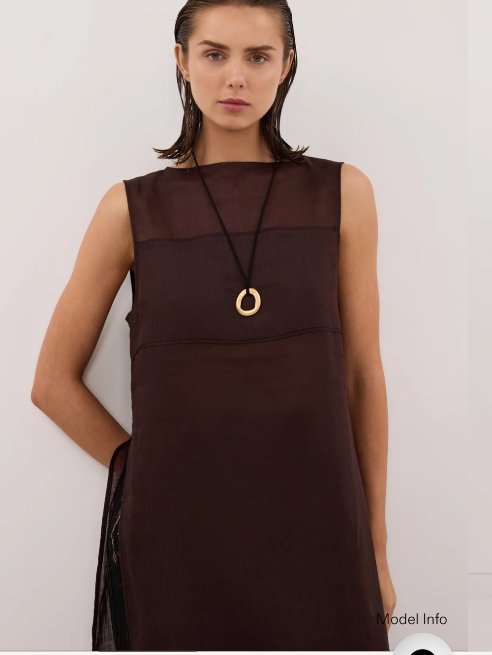 DISSH Sheer tunic - NEVER WORN